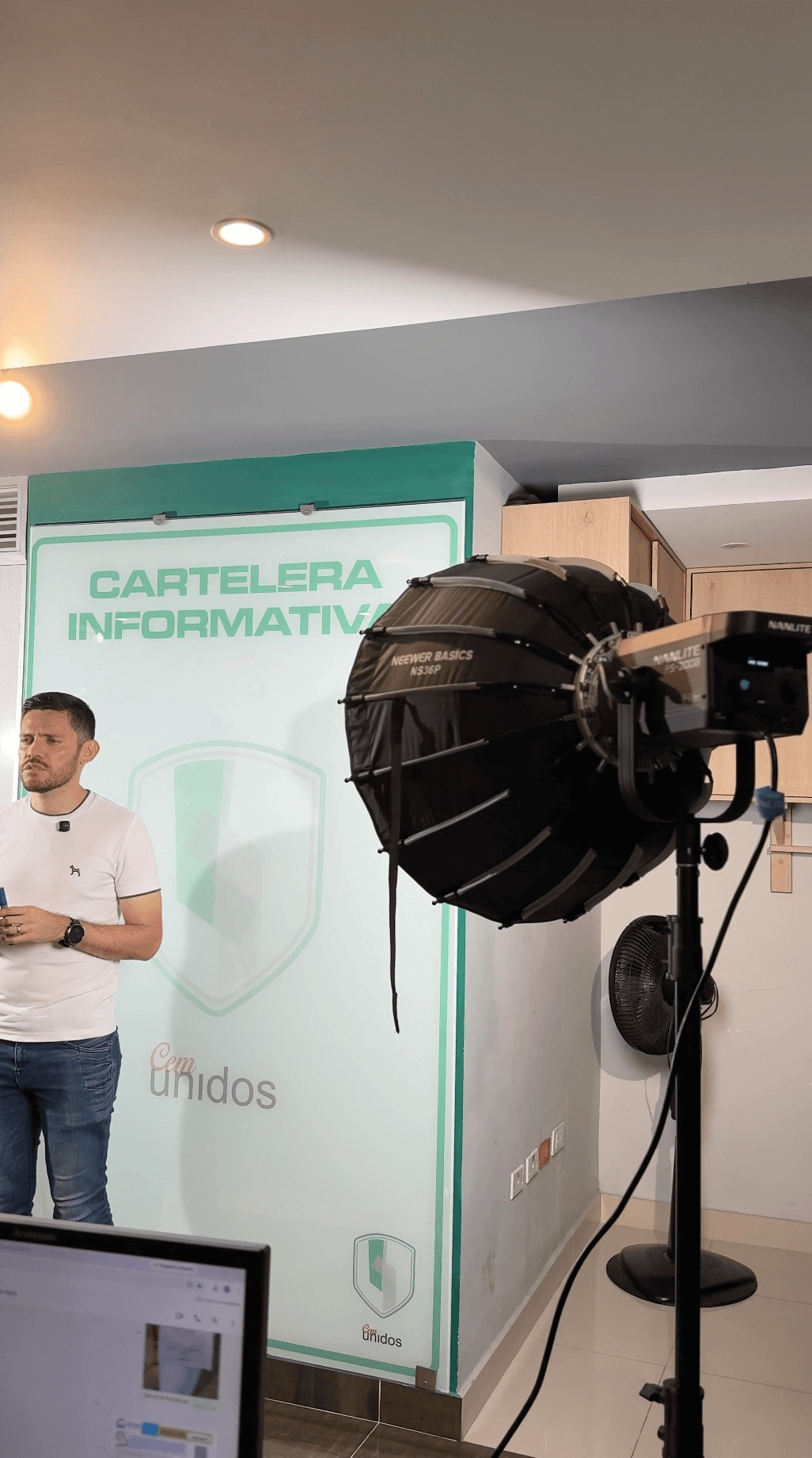 Grabación oficina en Cemunidos